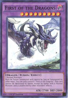 Yu-Gi-Oh Card - MP15-EN162 - FIRST OF THE DRAGONS (super rare holo)