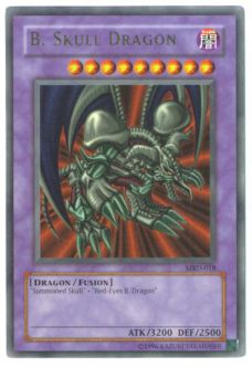 Yu-Gi-Oh Card - MRD-018 - B. SKULL DRAGON (ultra rare holo) *Played*