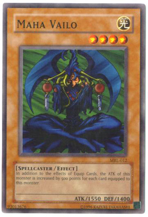 Yu-Gi-Oh Card - MRL-012 - MAHA VAILO (super rare holo)