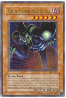 Yu-Gi-Oh Card - MRL-073 - TOON SUMMONED SKULL (ultra rare holo) *Played*