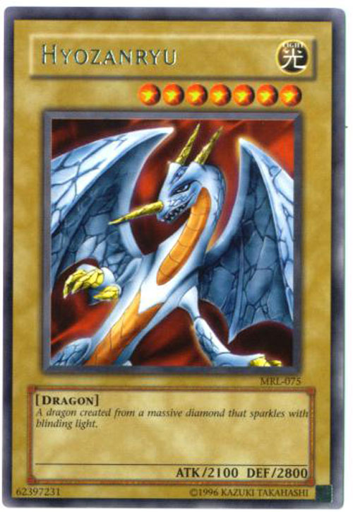 Yu-Gi-Oh Card - MRL-075 - HYOZANRYU (rare)