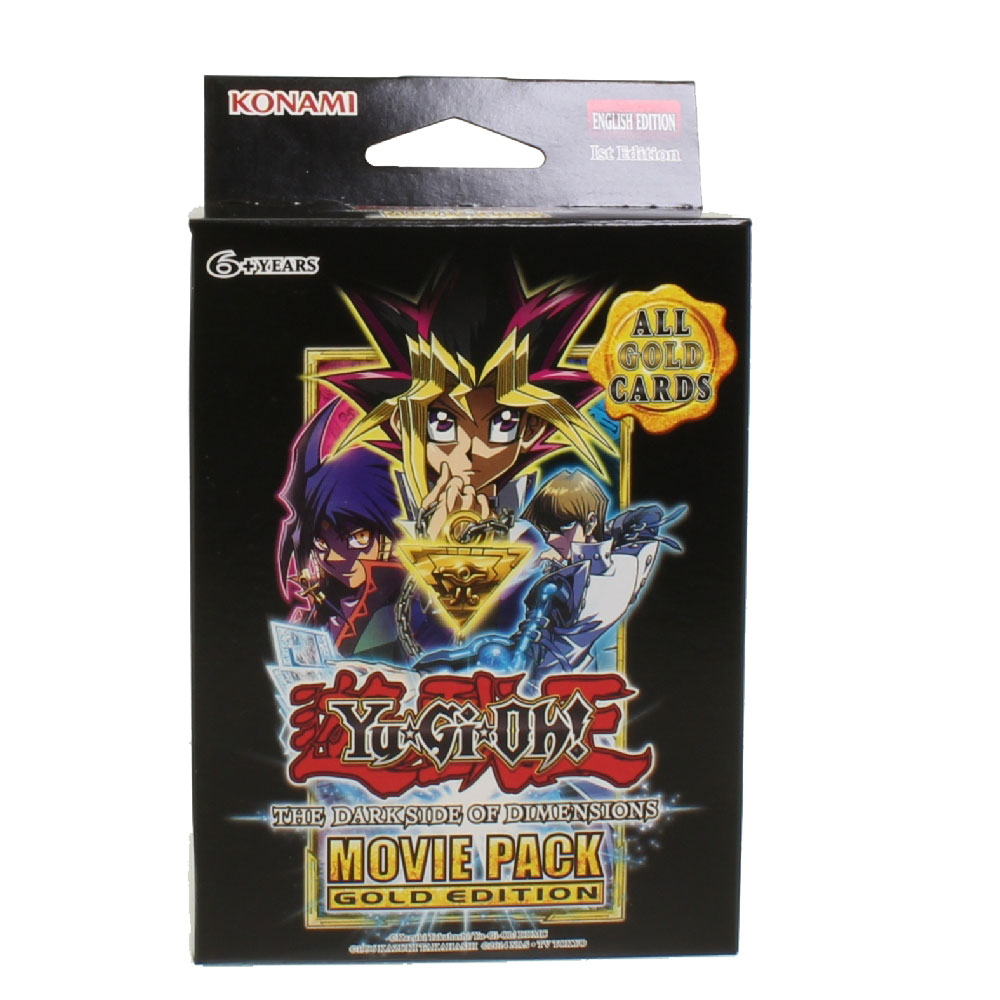 Yu-Gi-Oh Cards - The Dark Side of Dimensions: Movie Pack *GOLD Edition* (3 Boosters & 2 Foils)
