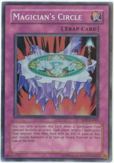 Yu-Gi-Oh Card - NTR-EN003 - MAGICIAN'S CIRCLE (super rare holo)
