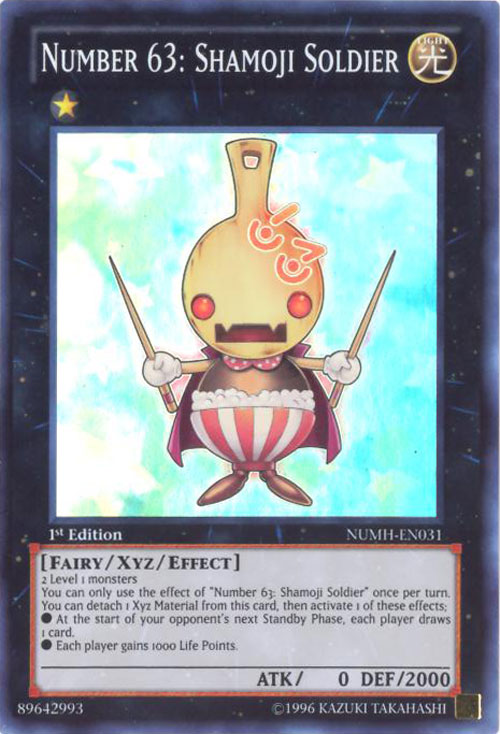 YuGiOh Card NUMHEN031 NUMBER 63 SHAMOJI SOLDIER