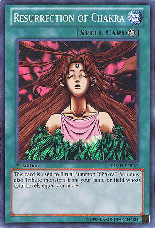 yugioh resurrection card of Chakra (FMR) YuGiOh The Grand Creators Super