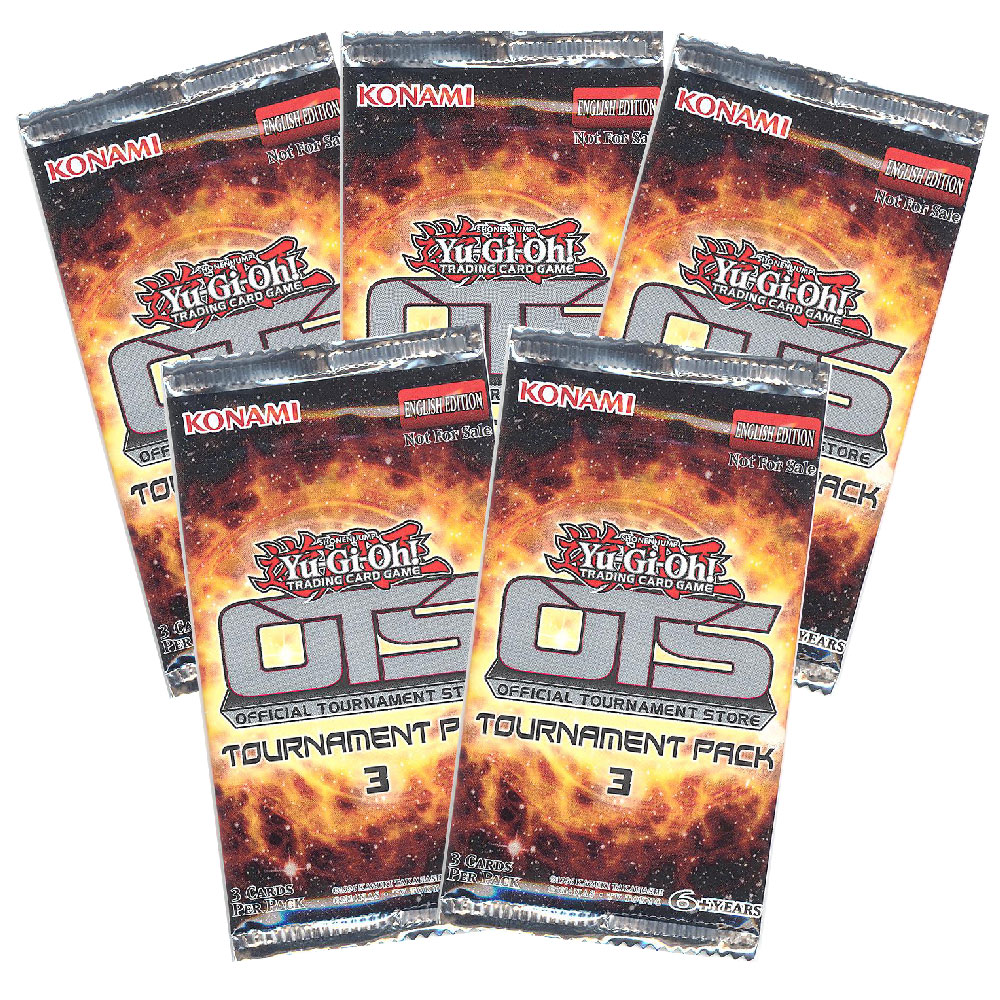 Yu-Gi-Oh Cards - OTS Tournament Pack 3 - 5 PACK LOT (15 Cards Total)