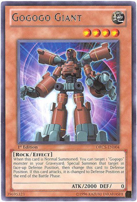 YuGiOh Order of Chaos Gogogo Giant ORCS-EN004