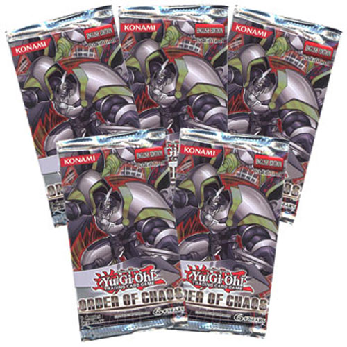Yu-Gi-Oh Cards Zexal - Order of Chaos - Booster Packs  (5 Pack Lot)
