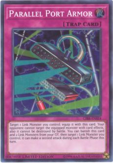 Yu-Gi-Oh Card - CIBR-ENSE4 - PARALLEL PORT ARMOR (super rare holo)