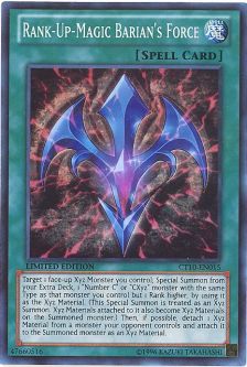 Yu-Gi-Oh Card - CT10-EN015 - RANK-UP-MAGIC BARIAN'S FORCE (super rare holo)