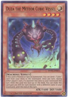 Yu-Gi-Oh Card - MVP1-ENSV1 - DUZA THE METEOR CUBIC VESSEL (ultra rare holo)