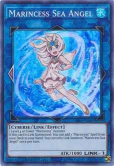 Yu-Gi-Oh Card - RIRA-ENSE4 - MARINCESS SEA ANGEL (super rare holo)