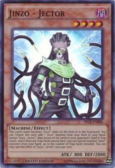 Yu-Gi-Oh Card - SECE-ENS06 - JINZO - JECTOR (super rare holo)