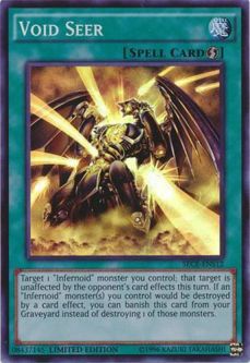 Yu-Gi-Oh Card - SECE-ENS12 - VOID SEER (super rare holo)