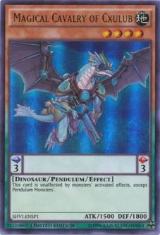 Yu-Gi-Oh Card - SHVI-ENSP1 - MAGICAL CAVALRY OF CXULUB (ultra rare holo)