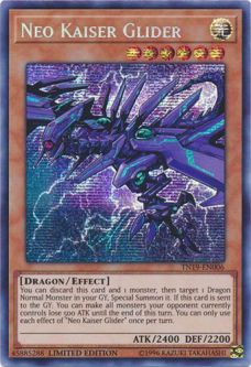 Yu-Gi-Oh Card - TN19-EN006 - NEO KAISER GLIDER (prismatic secret rare holo)