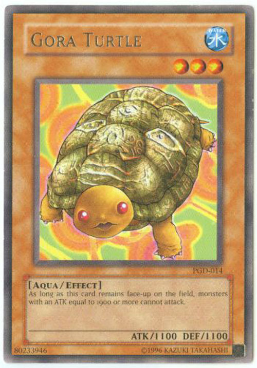 Yu-Gi-Oh Card - PGD-014 - GORA TURTLE (rare)