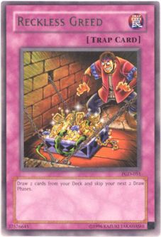 Yu-Gi-Oh Card - PGD-051 - RECKLESS GREED (rare)