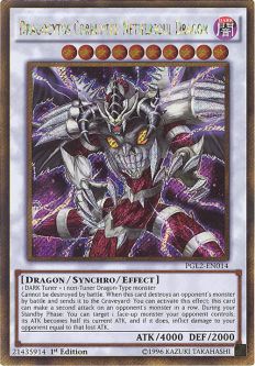 Yu-Gi-Oh Card - PGL2-EN014 - DRAGOCYTOS CORRUPTED NETHERSOUL DRAGON (gold secret rare holo)