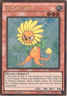 Yu-Gi-Oh Card - PGL2-EN030 - DANDYLION (gold rare holo)