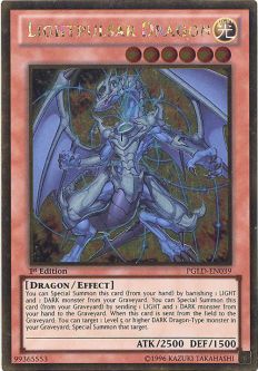 Yu-Gi-Oh Card - PGLD-EN039 - LIGHTPULSAR DRAGON (gold rare holo)