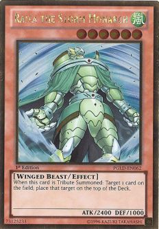 Yu-Gi-Oh Card - PGLD-EN062 - RAIZA THE STORM MONARCH (gold rare holo)