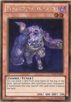 Yu-Gi-Oh Card - PGLD-EN074 - PLAGUESPREADER ZOMBIE (gold rare holo)