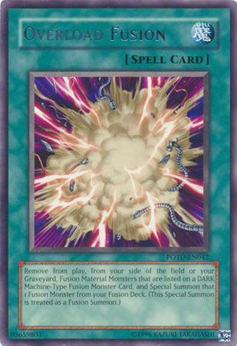Yu-Gi-Oh Card - POTD-EN042 - OVERLOAD FUSION (rare)
