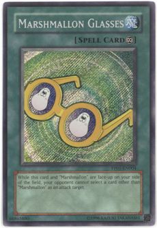 Yu-Gi-Oh Card - PP01-EN004 - MARSHMALLON GLASSES (secret rare holo)