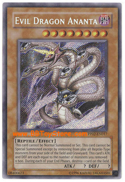 Evil Dragon Ananta - ANGU-EN042 Rare 1st Edition Trading Card