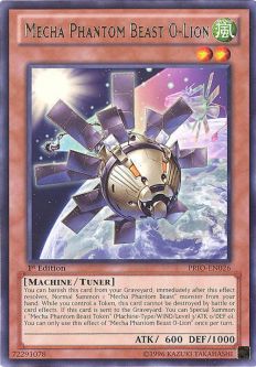 Yu-Gi-Oh Card - PRIO-EN026 - MECHA PHANTOM BEAST O-LION (rare)