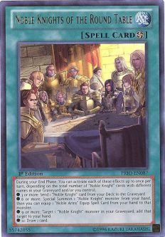 Yu-Gi-Oh Card - PRIO-EN087 - NOBLE KNIGHTS OF THE ROUND TABLE (ultra rare holo) Yu-Gi-Oh Card - PRIO-EN087 - NOBLE KNIGHTS OF THE ROUND TABLE (ultra rare holo)