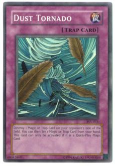 Yu-Gi-Oh Card - PSV-011 - DUST TORNADO (super rare holo)