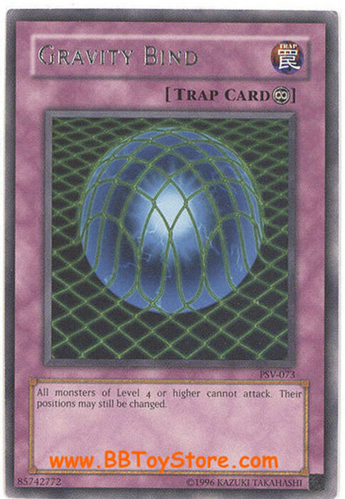 Yu-Gi-Oh Card - PSV-073 - GRAVITY BIND (rare)