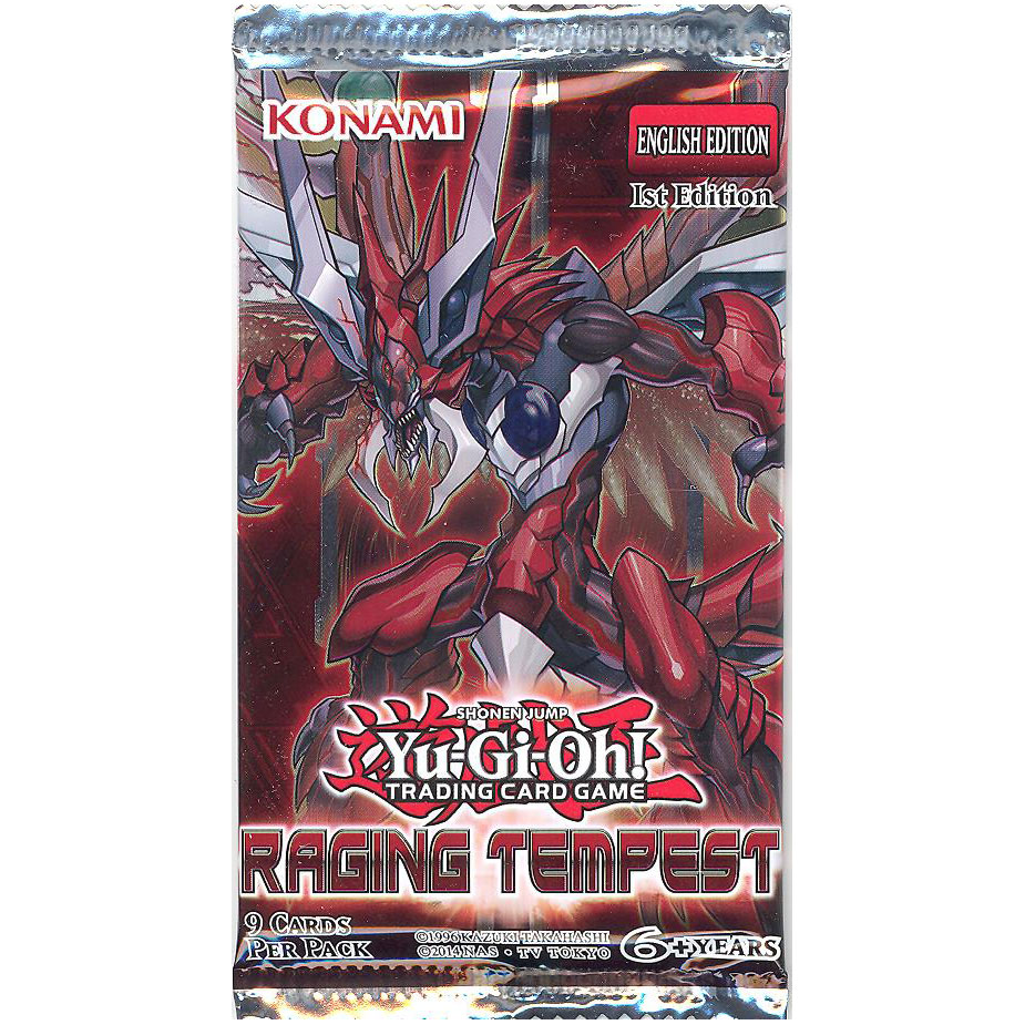Yu-Gi-Oh Cards - Raging Tempest - Booster Pack (9 Cards)