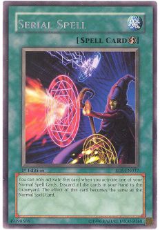 Yu-Gi-Oh Card - RDS-EN037 - SERIAL SPELL (rare)