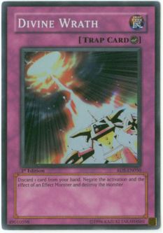 Yu-Gi-Oh Card - RDS-EN050 - DIVINE WRATH (super rare holo)