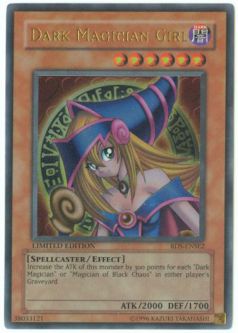 Yu-Gi-Oh Card - RDS-ENSE2 - DARK MAGICIAN GIRL (ultra rare holo) *Played*