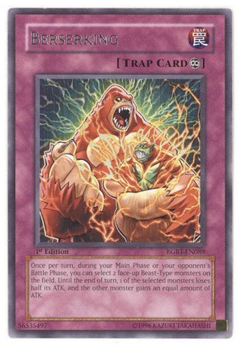 Yu-Gi-Oh Card - RGBT-EN089 - BERSERKING (rare)