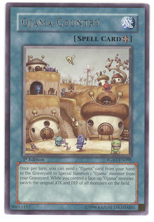 ojama card sleeves Ojama Yellow ARTY Bag – Gatherers' Tavern main image 0