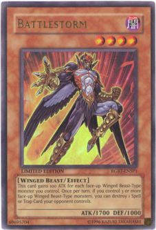 Yu-Gi-Oh Card - RGBT-ENSP1 - BATTLESTORM (ultra rare holo)