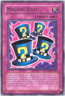 Yu-Gi-Oh Card - RP02-EN010 - MAGICAL HATS (rare)