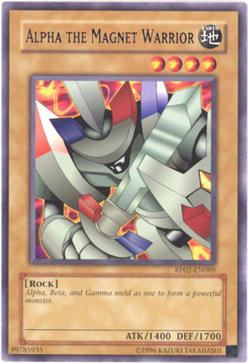 Yu-Gi-Oh Card - RP02-EN089 - ALPHA THE MAGNET WARRIOR (rare)