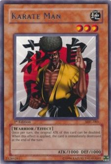Yu-Gi-Oh Card - MRL-083 - KARATE MAN (rare) *1st Edition*