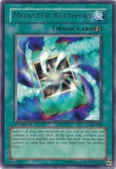 Yu-Gi-Oh Card - PSV-066 - MONSTER RECOVERY (rare) *1st Edition*