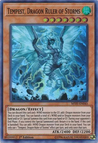 yugioh dragon ruler cards CR05-AE187 Stream, Dragon Ruler of Droplets (SR) main image 1