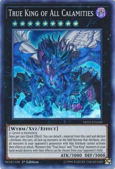 Yu-Gi-Oh Card - MYFI-EN049 - TRUE KING OF ALL CALAMITIES (super rare holo)