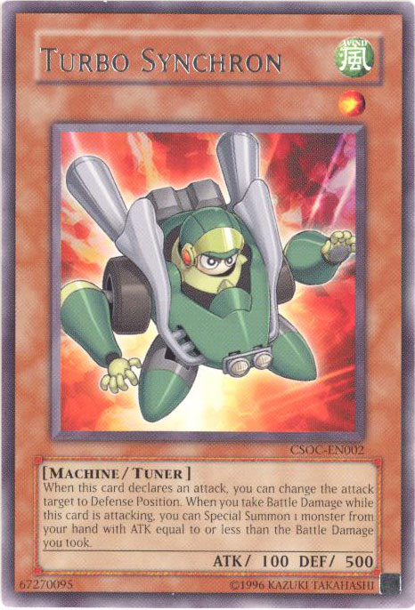 Yu-Gi-Oh Card - CSOC-EN002 - TURBO SYNCHRON (rare): BBToyStore.com - Toys,  Plush, Trading Cards, Action Figures & Games online retail store shop sale