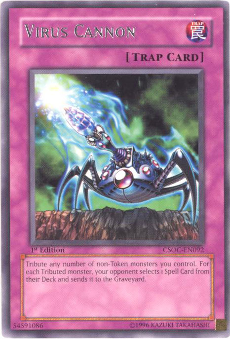 Yu-Gi-Oh Card - CSOC-EN092 - VIRUS CANNON (rare): BBToyStore.com - Toys, Plush, Trading Cards ...
