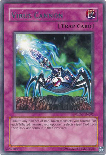 YuGiOh Crossroads of Chaos Virus Cannon CSOC-EN092 YuGiOh Crossroads of Chaos Virus Cannon CSOC-EN092